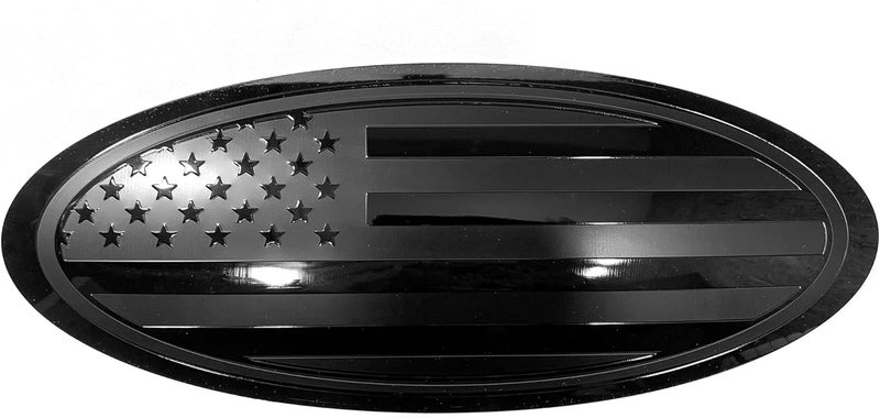 eVerHITCH 5 inch Overlay Tailgate Metal Emblem Compatible with Ford Bronco Sport (Black, 5") - Image 1